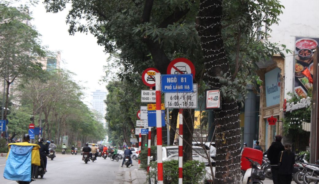 Đường cấm taxi ở Hà Nội