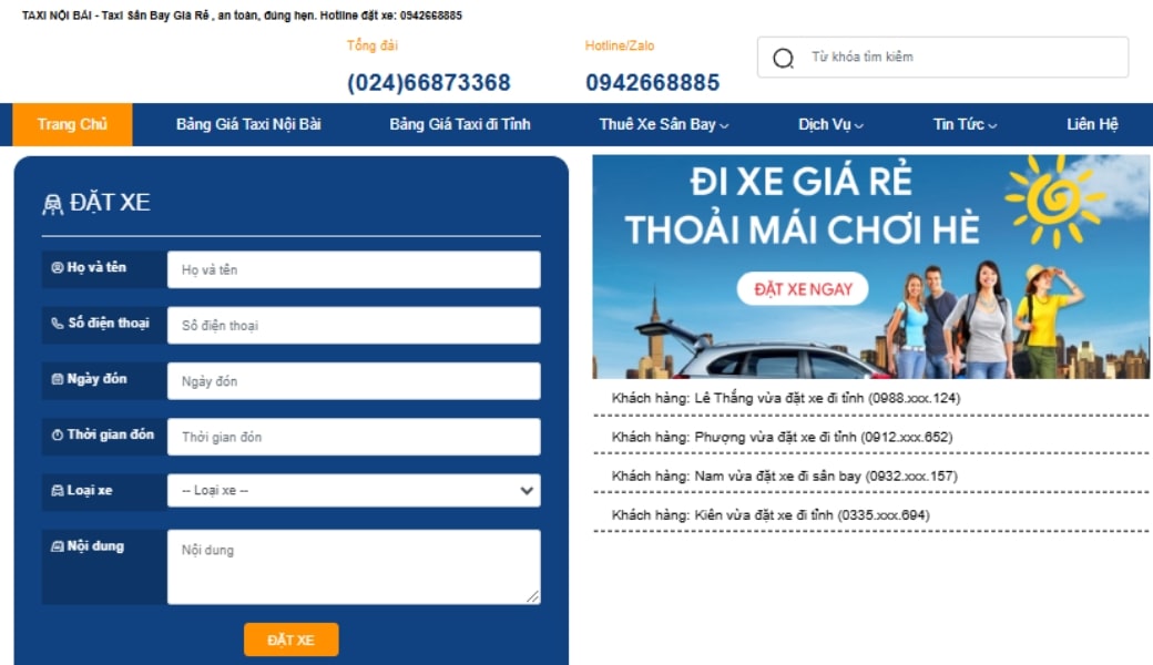 từ sân bay Nội Bài đi Mộc Châu