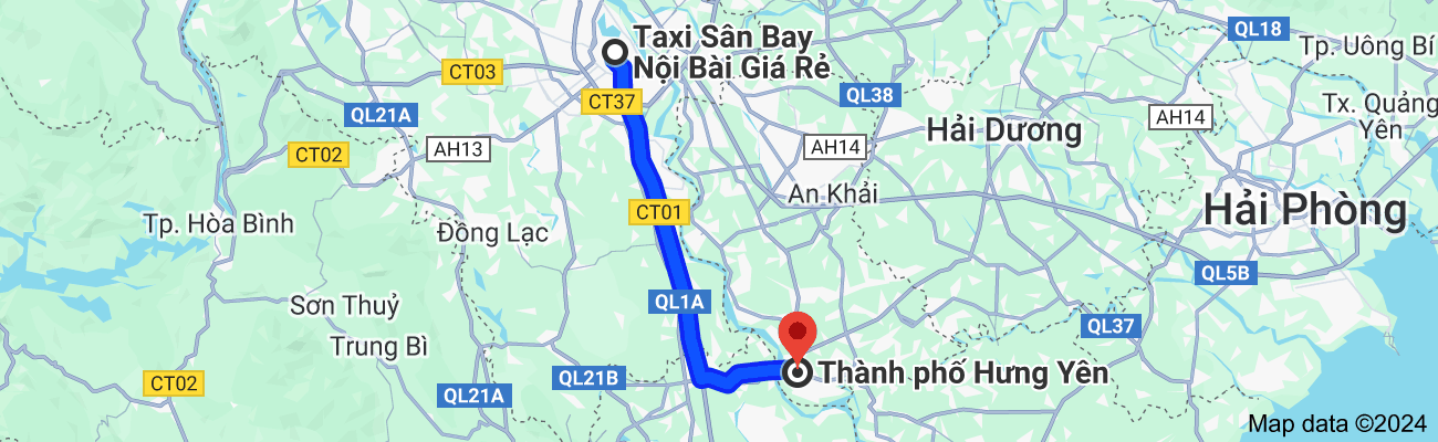 xe nội bài đi hưng yên