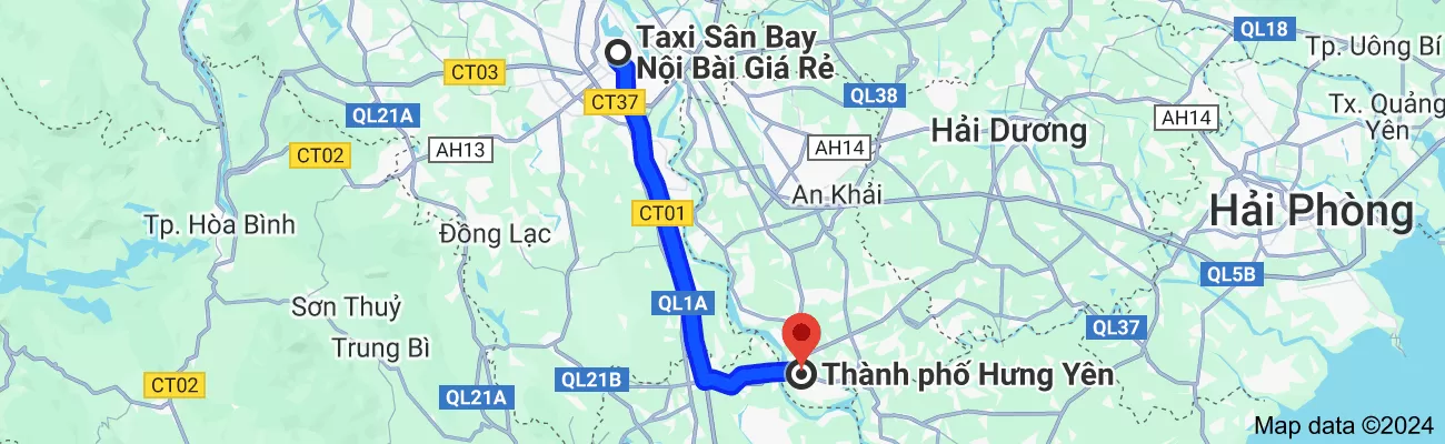 Taxi Nội Bài đi Văn Lâm Hưng Yên