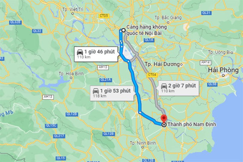 Cách di Chuyển Từ Hà Nội đi Nam định