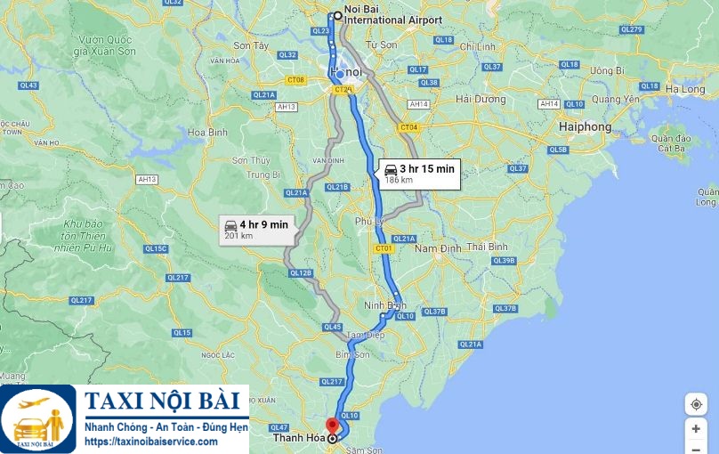 taxi hà nội đi thanh hoá