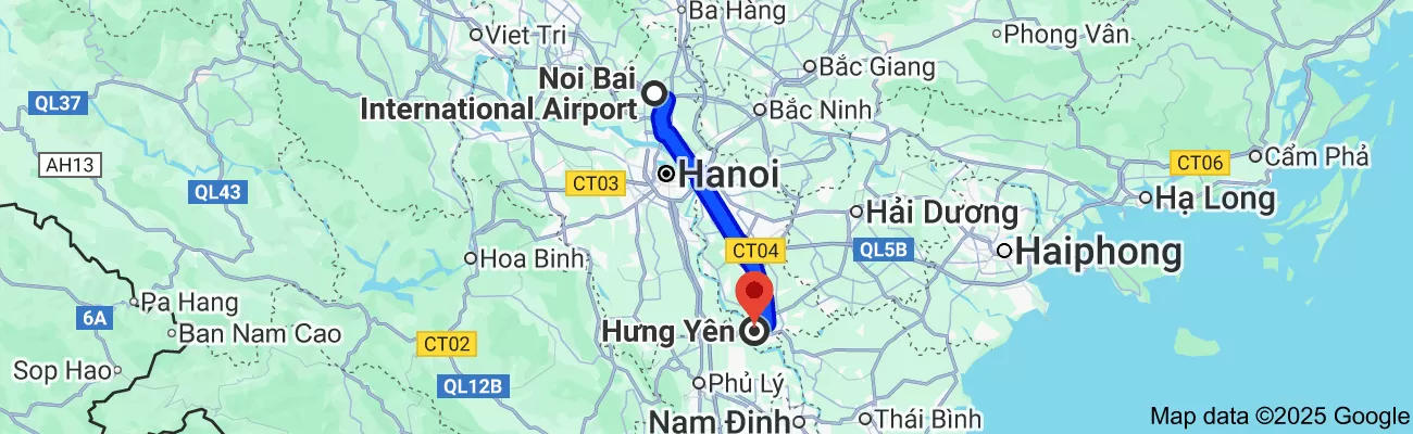 Taxi Nội Bài đi Tiên Lữ Hưng Yên