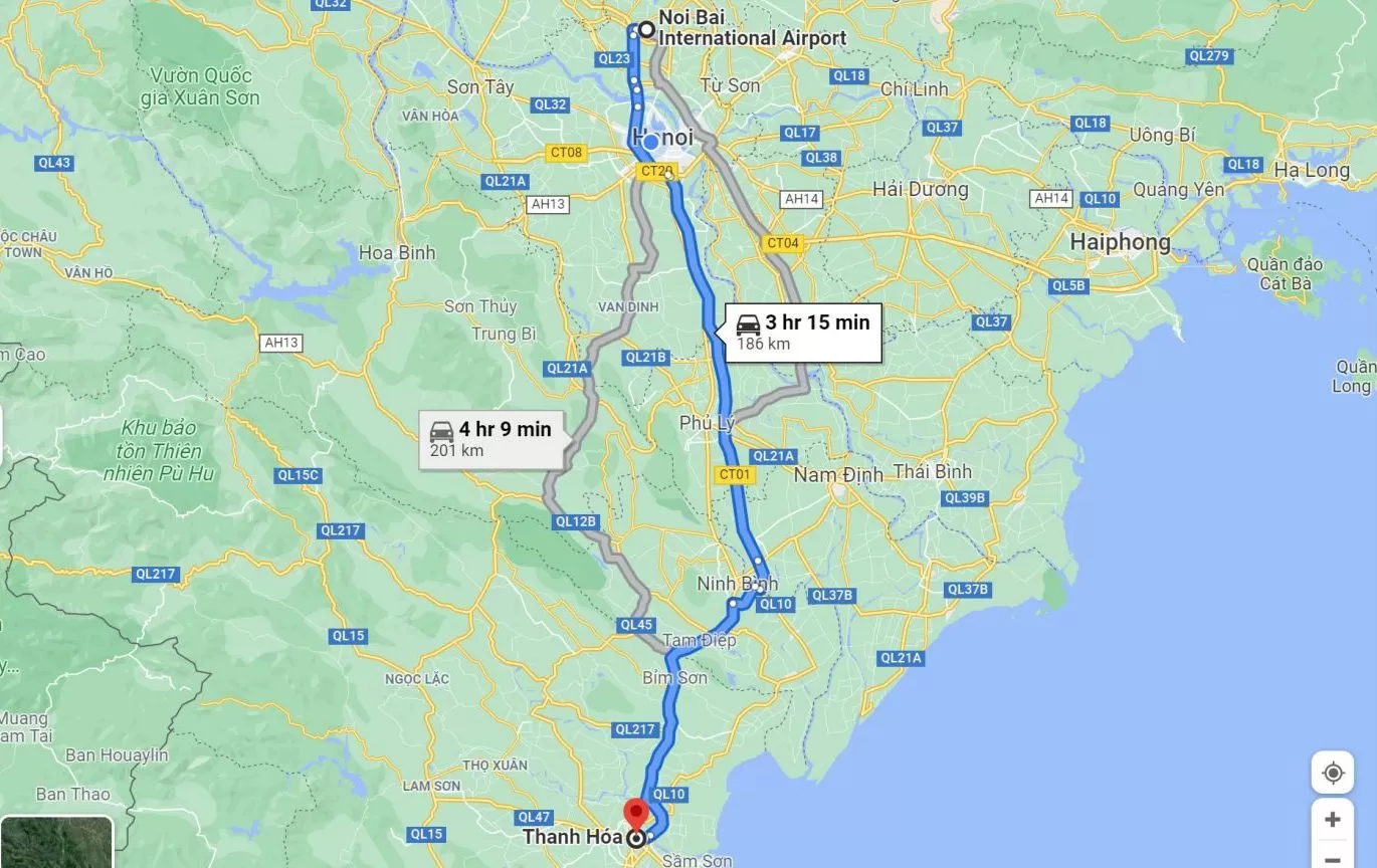 taxi nội bài đi tĩnh gia thanh hóa