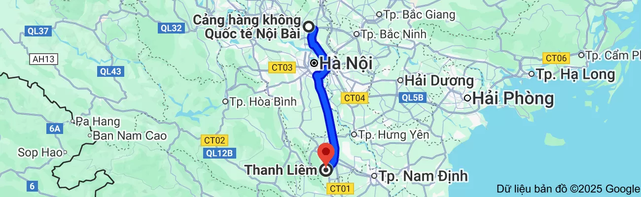 Taxi Nội Bài đi Thanh Liêm Hà Nam