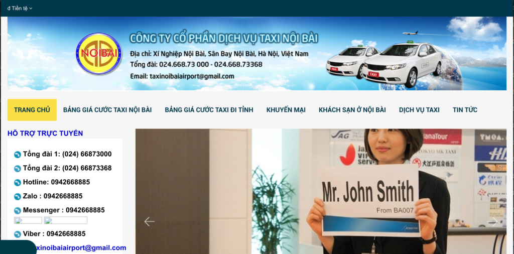 taxi nội bài giá rẻ