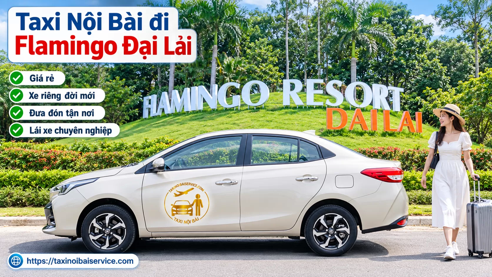 Thuê Xe Nội Bài đi Famingo Đại lải