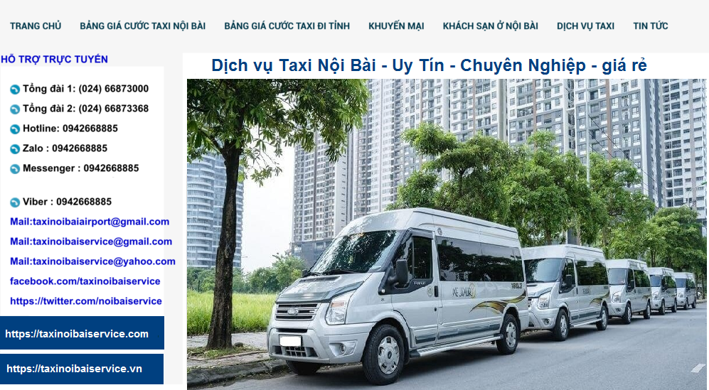 Taxi Nội Bài Uy tín Chất lượng