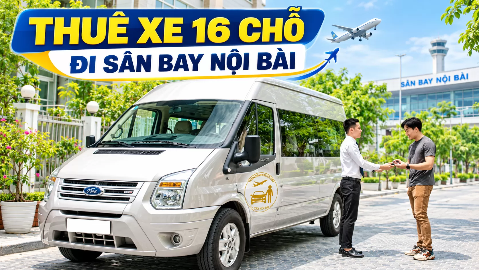 thu&ecirc; xe 16 chỗ đi s&acirc;n bay nội b&agrave;i - 1