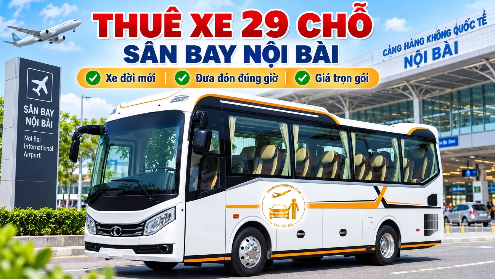 taxi nội b&agrave;i 29 chỗ gi&aacute; rẻ