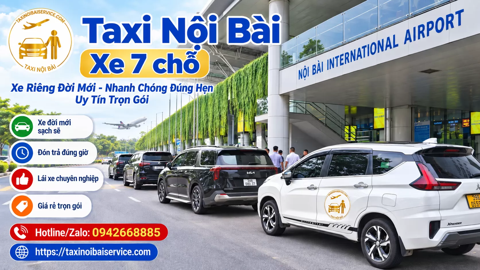Thuê xe 7 chỗ Hà Nội trọn gói, tiết kiệm chi phí