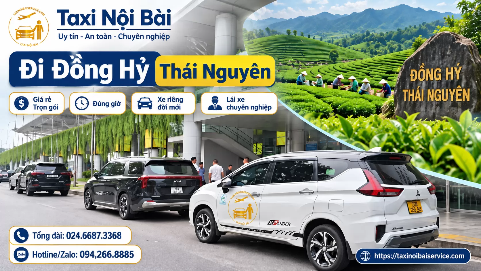Taxi Nội Bài đi Đồng Hỷ Thái Nguyên