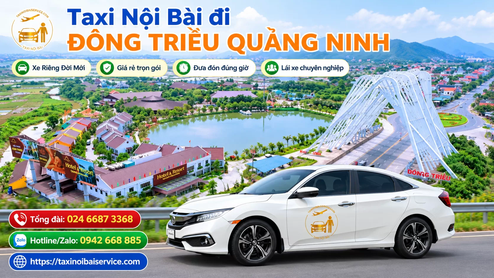 Taxi Nội Bài đi Đông Triều Giá Rẻ
