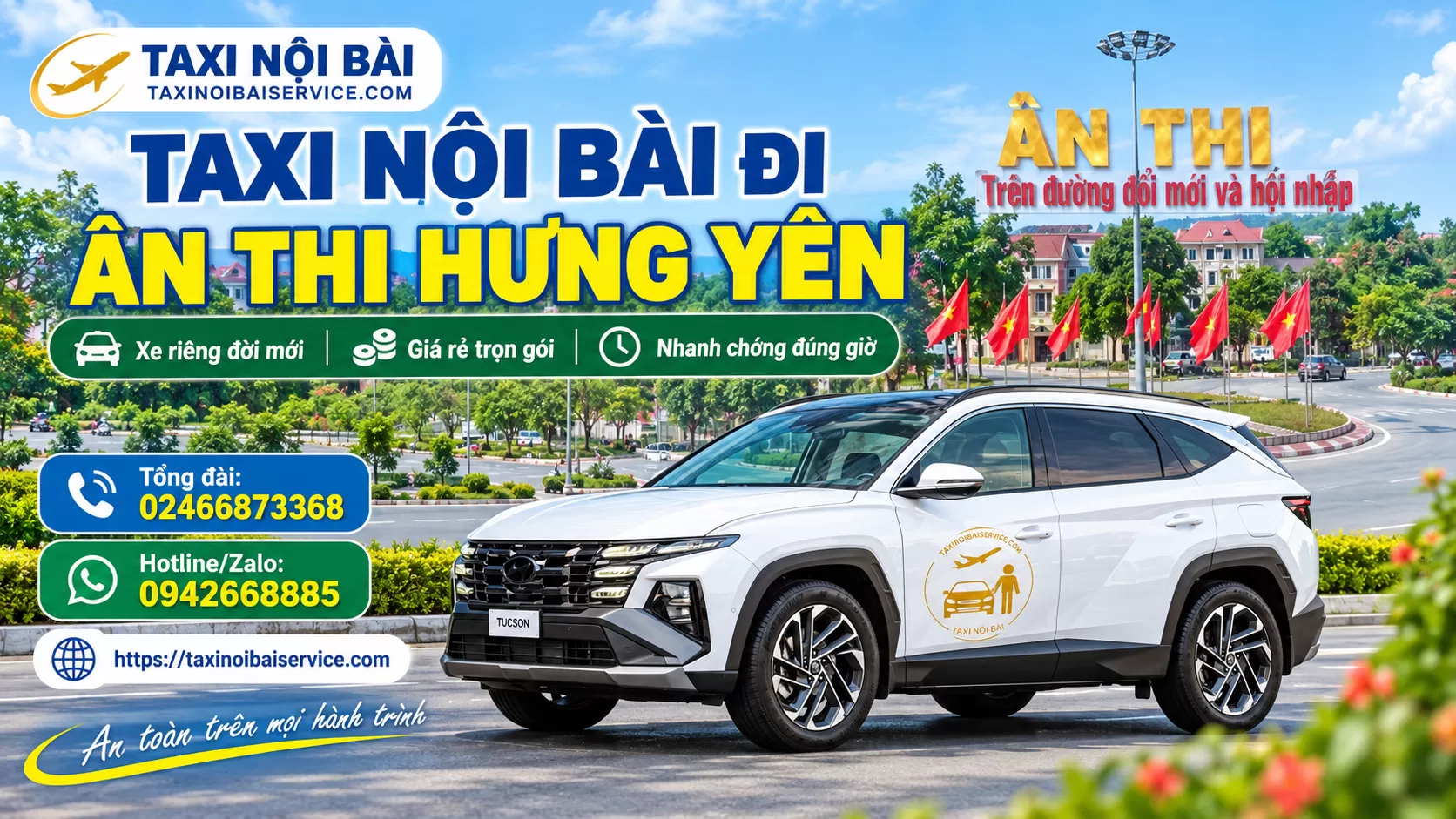 Taxi nội bài đi ân thi hưng yên