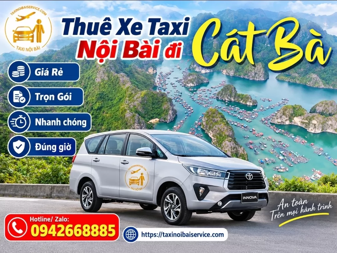 Taxi Nội Bài đi Cát Bà Giá Rẻ