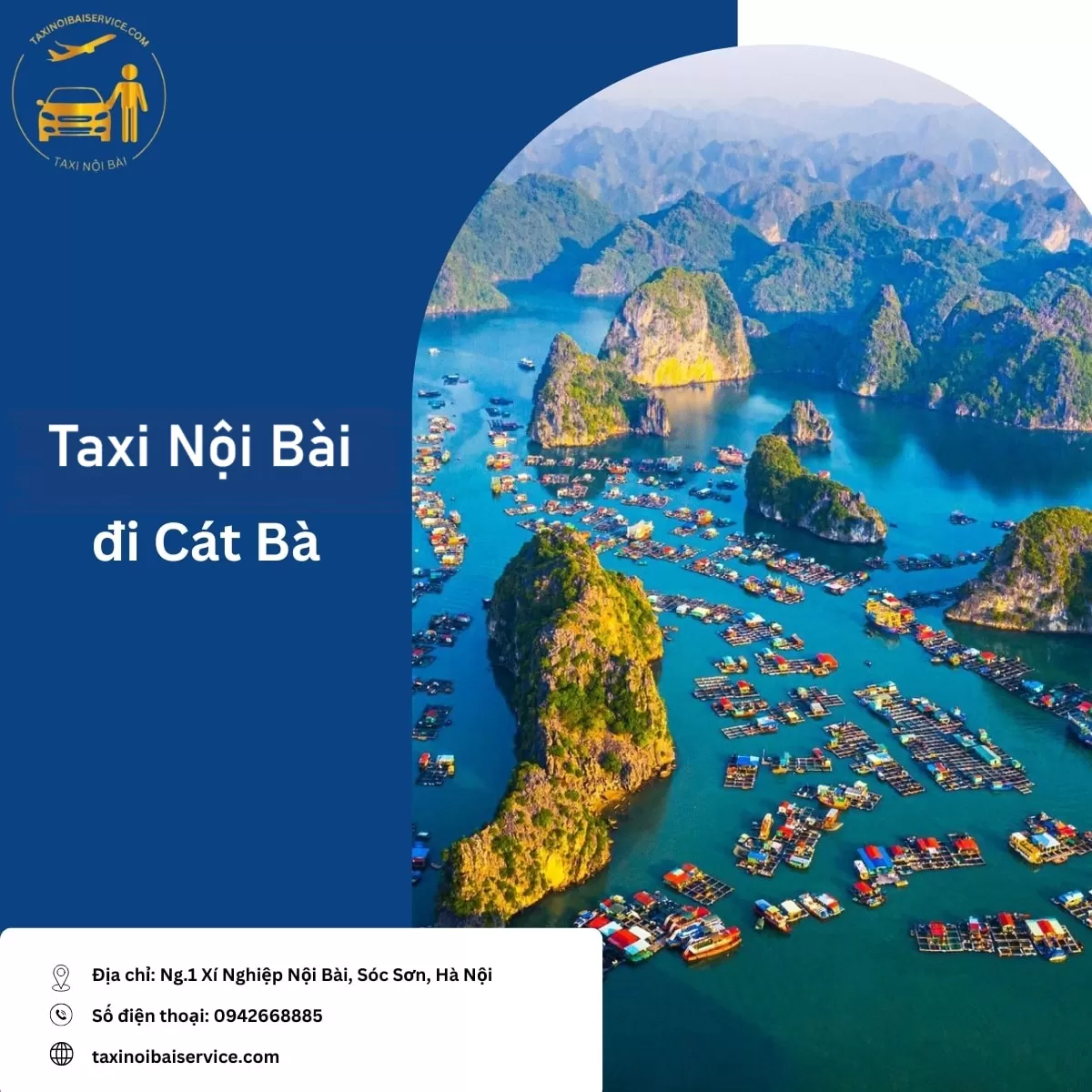 Taxi Nội Bài đi Cát Bà Giá Rẻ