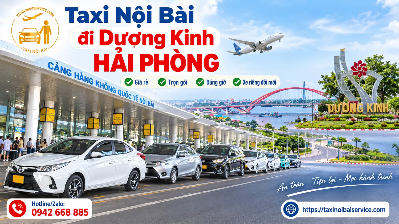 Taxi Nội Bài đi Dương Kinh Hải Phòng Giá Rẻ