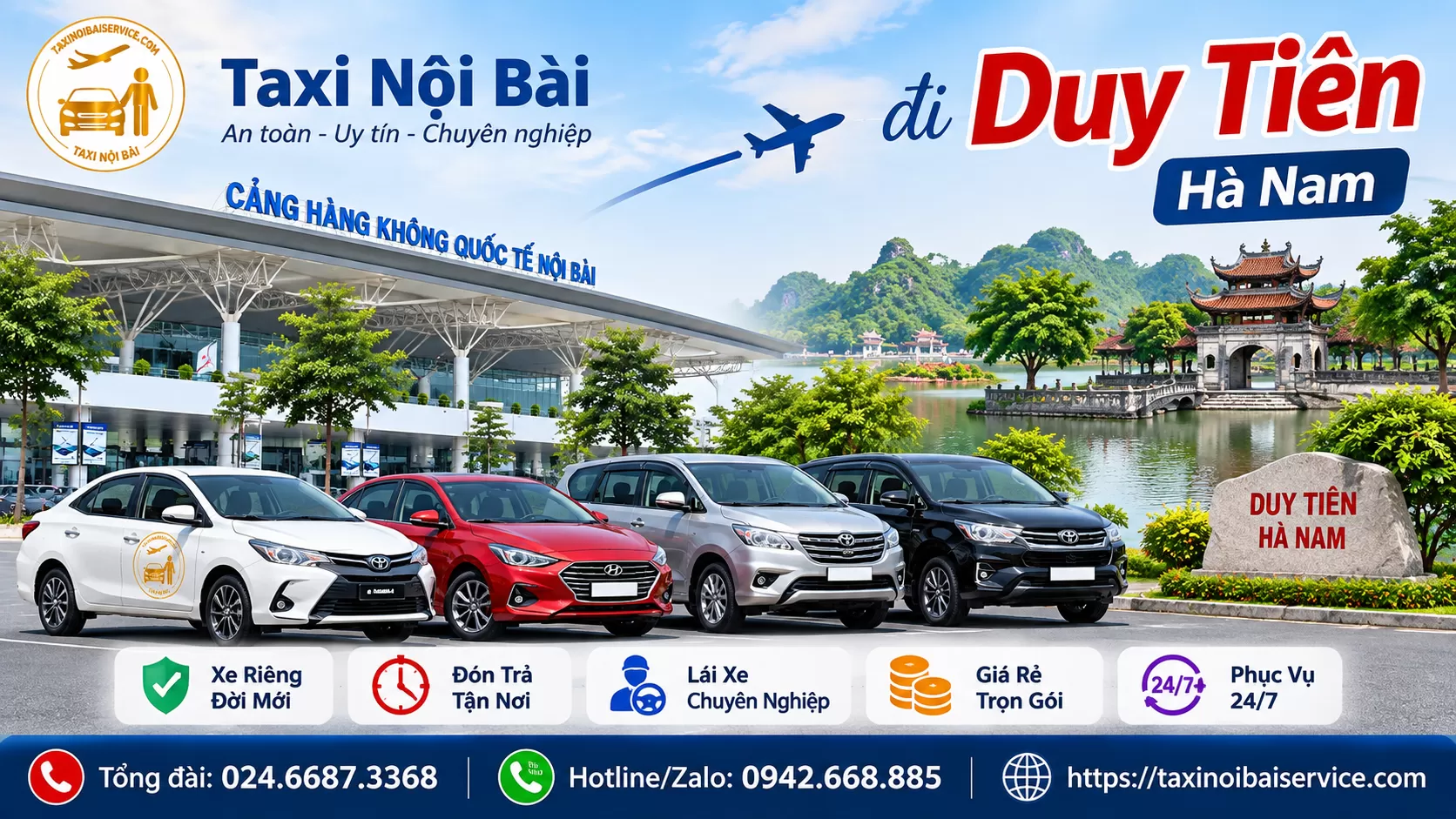 Taxi Nội Bài đi Duy Tiên Hà Nam