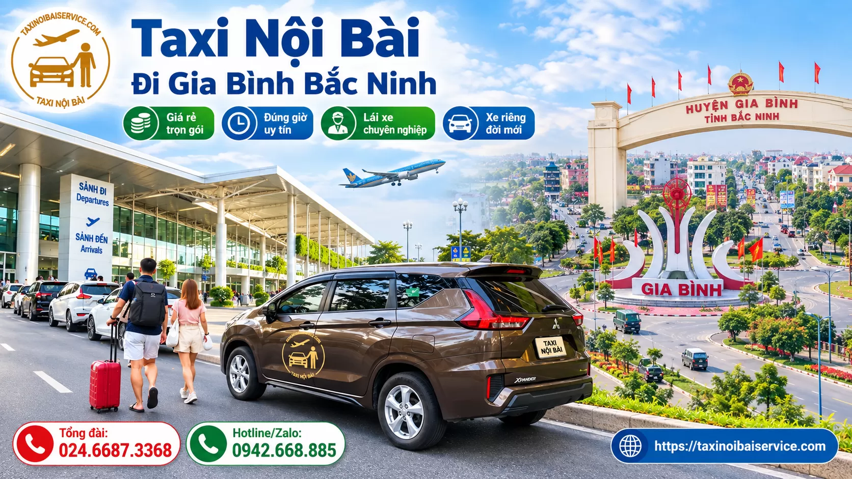 Taxi Nội Bài đi Gia Bình Bắc Ninh Giá Rẻ