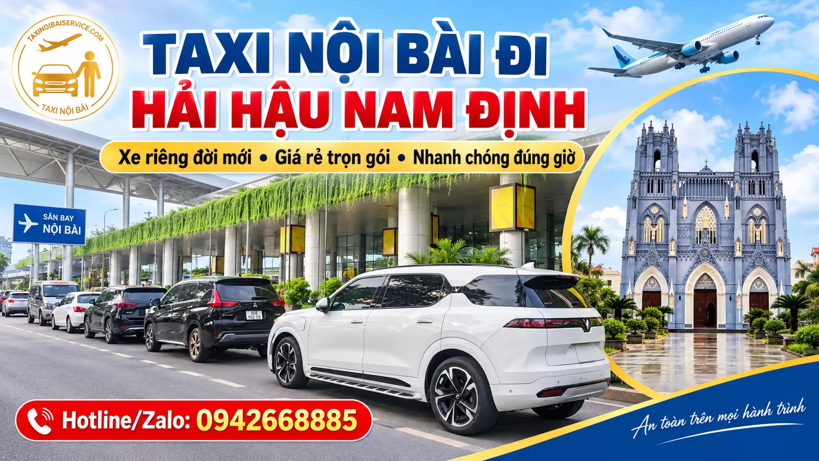 Taxi Nội Bài đi Hải Hậu giá rẻ Đặt xe ngay, nhận ưu đãi lớn