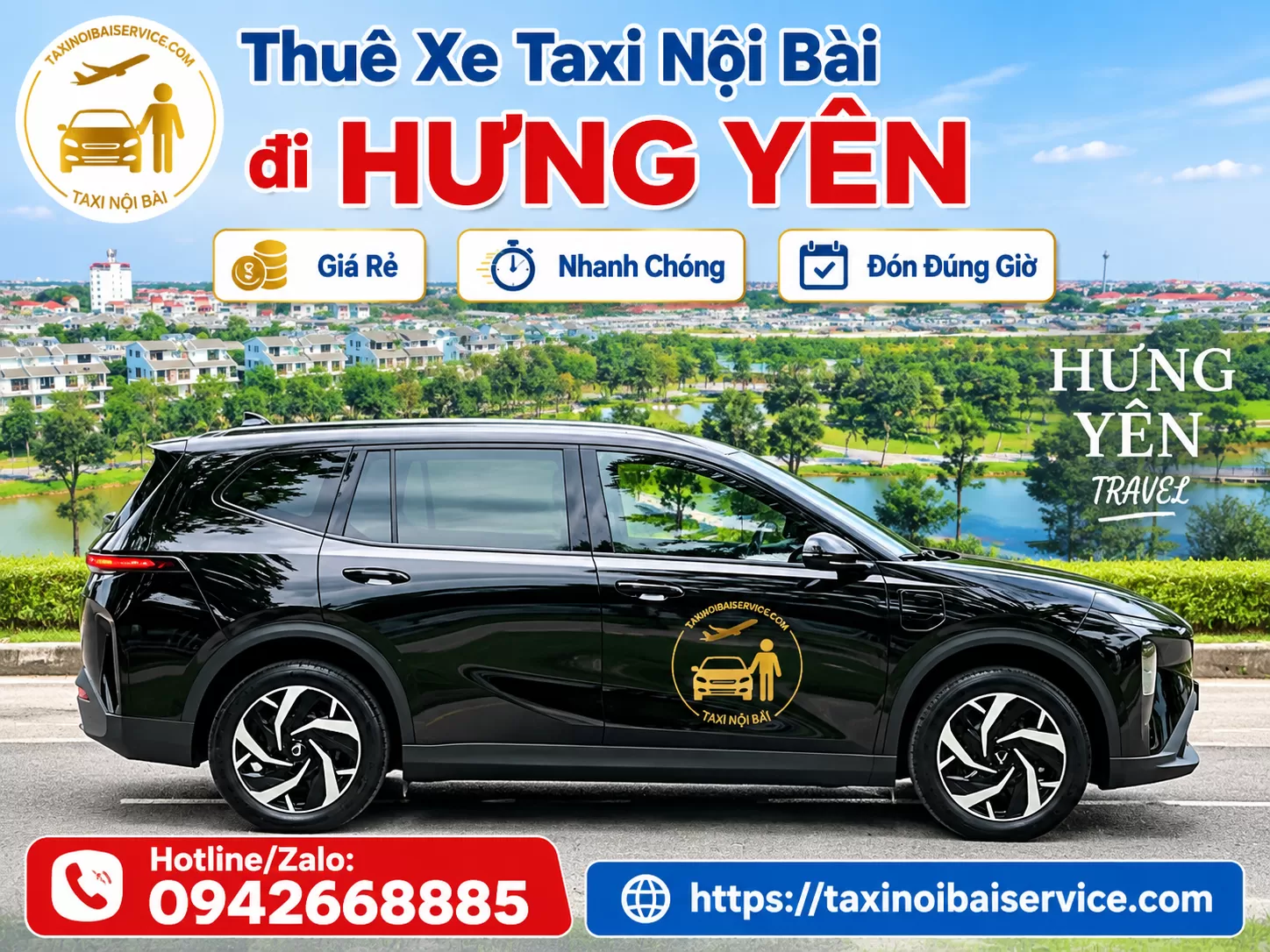 Taxi Nội Bài đi Hưng Yên Giá Rẻ
