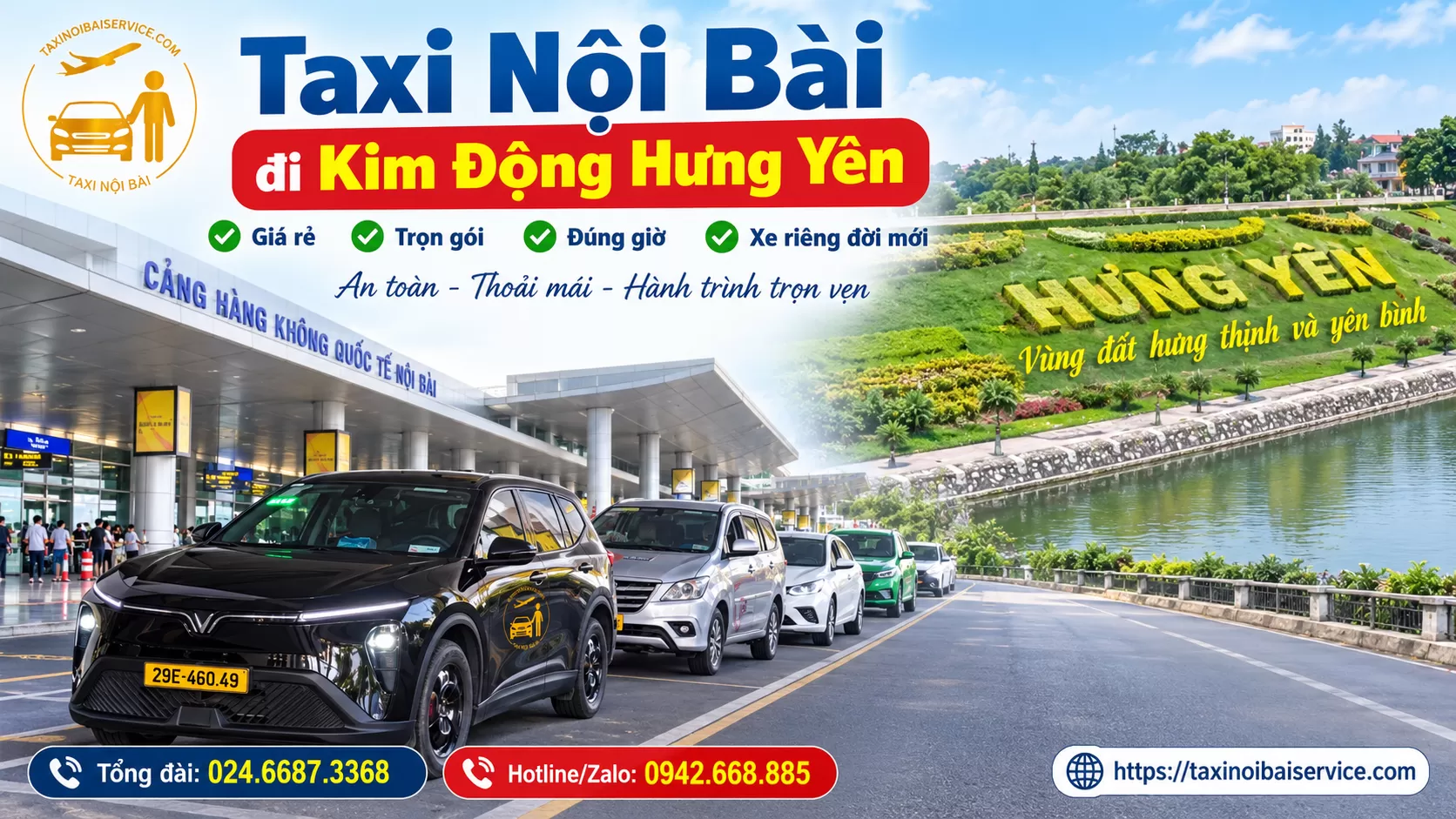 Taxi Nội Bài đi Kim Động Hưng Yên