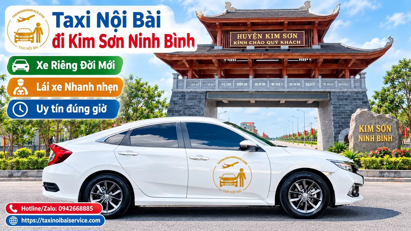 Taxi Nội Bài đi Kim Sơn Ninh Bình Giá Rẻ