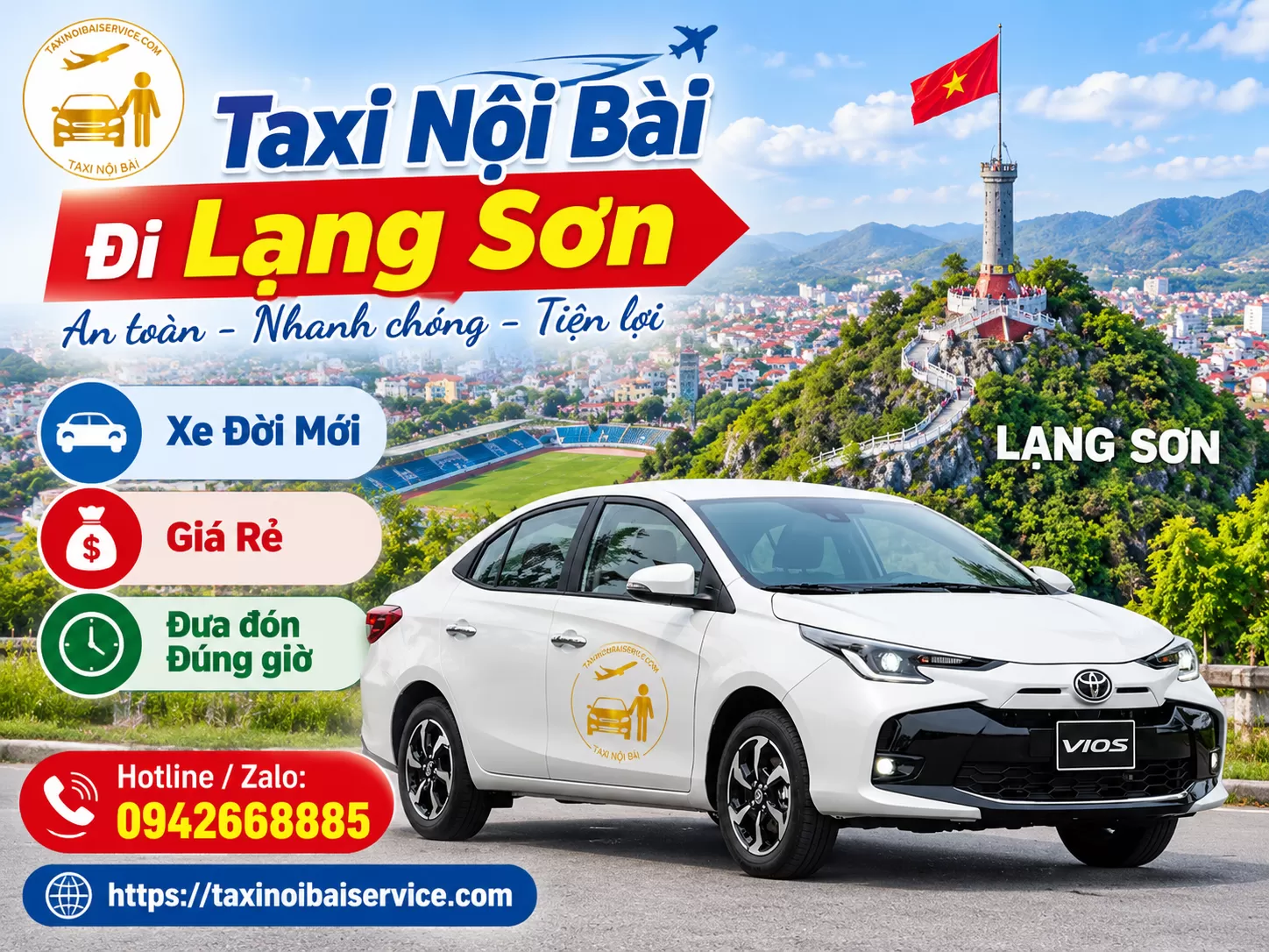 Taxi Nội Bài đi Lạng Sơn Giá Rẻ
