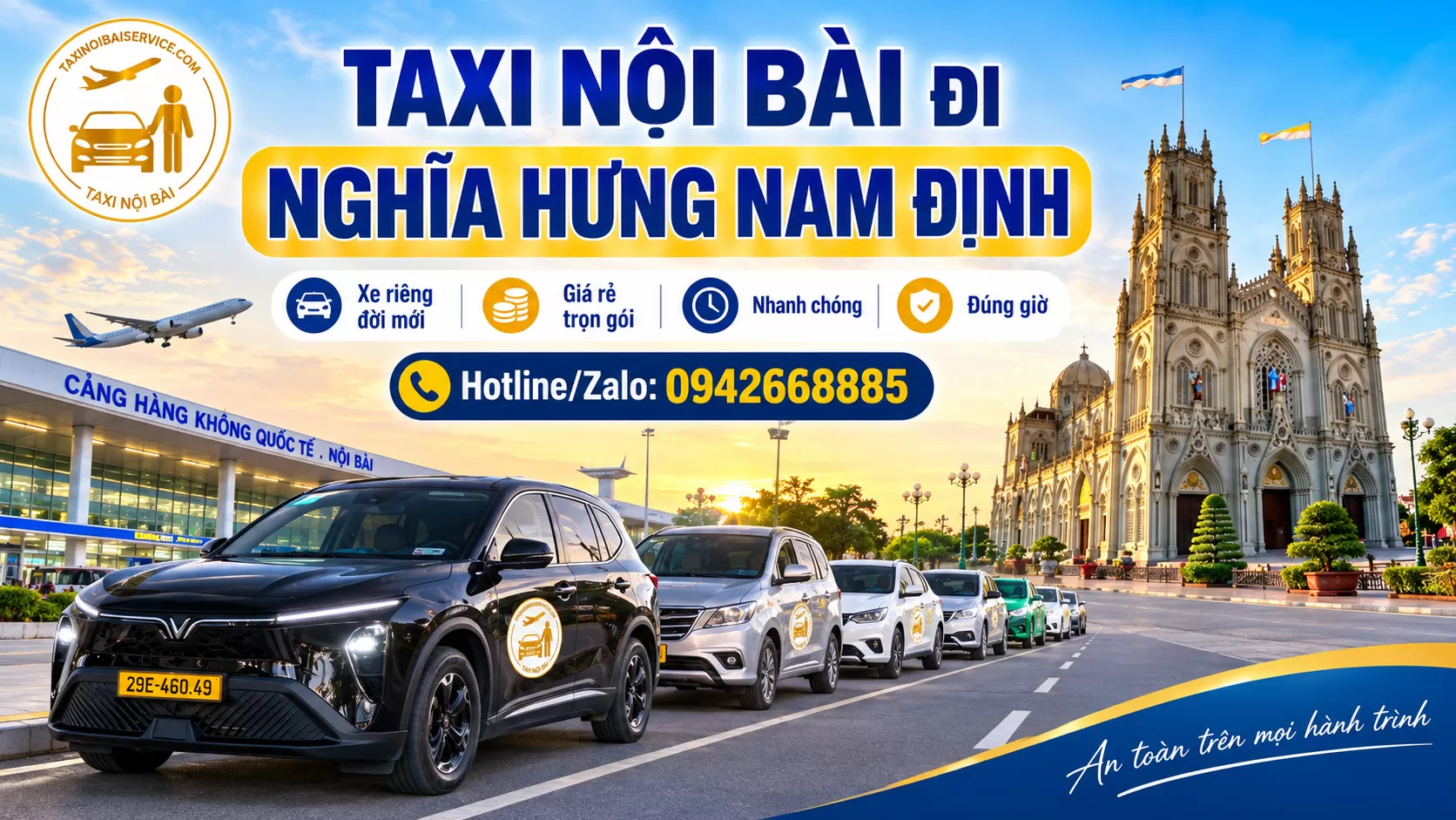Taxi Nội Bài đi Nghĩa Hưng Nam Định Giá Rẻ