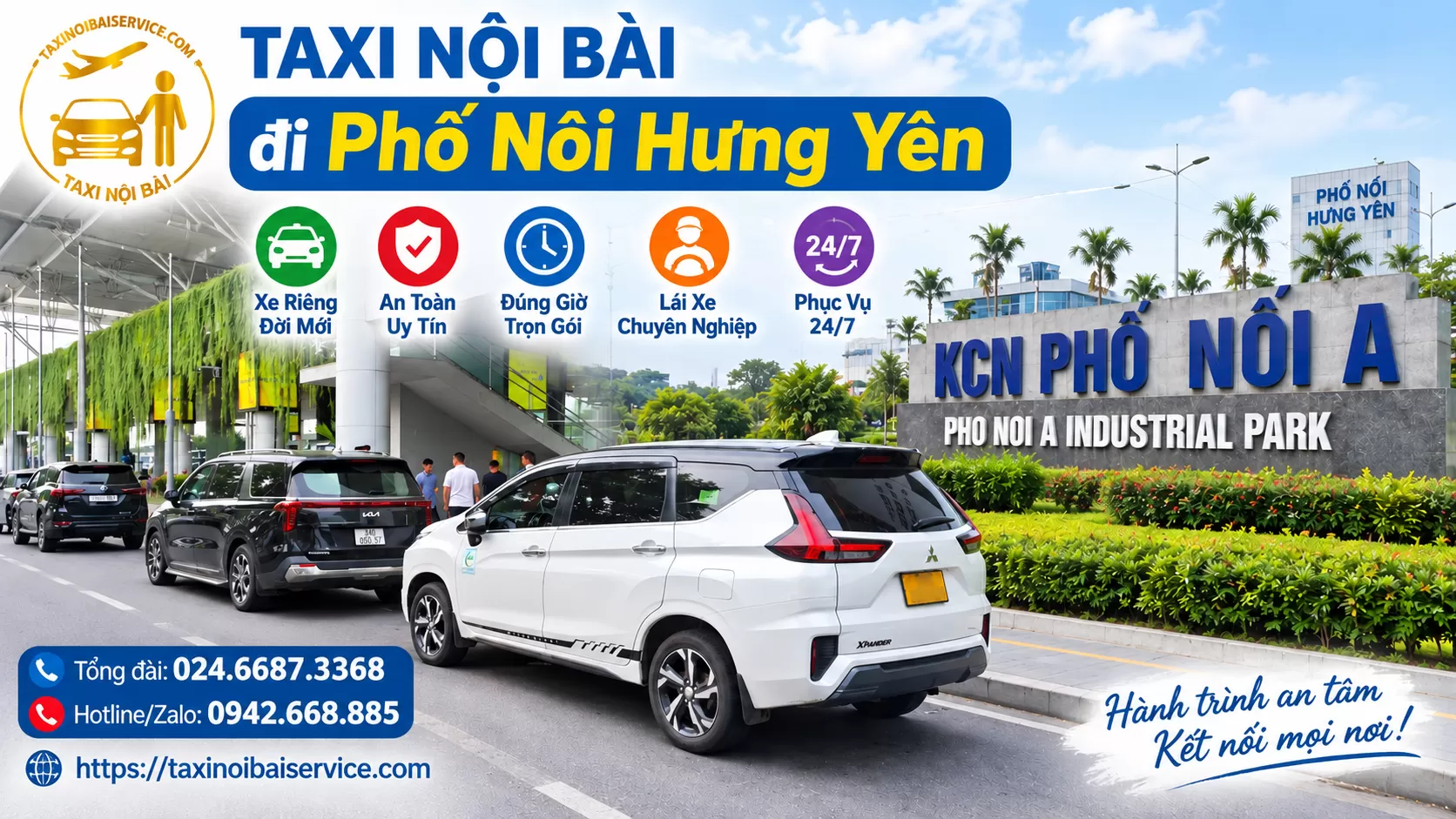 Taxi Nội Bài đi Phố Nối Hưng Yên
