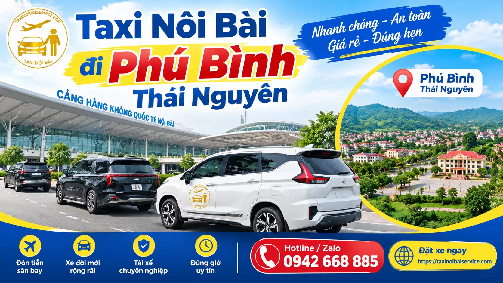 Taxi Nội Bài đi Phú Bình Thái Nguyên