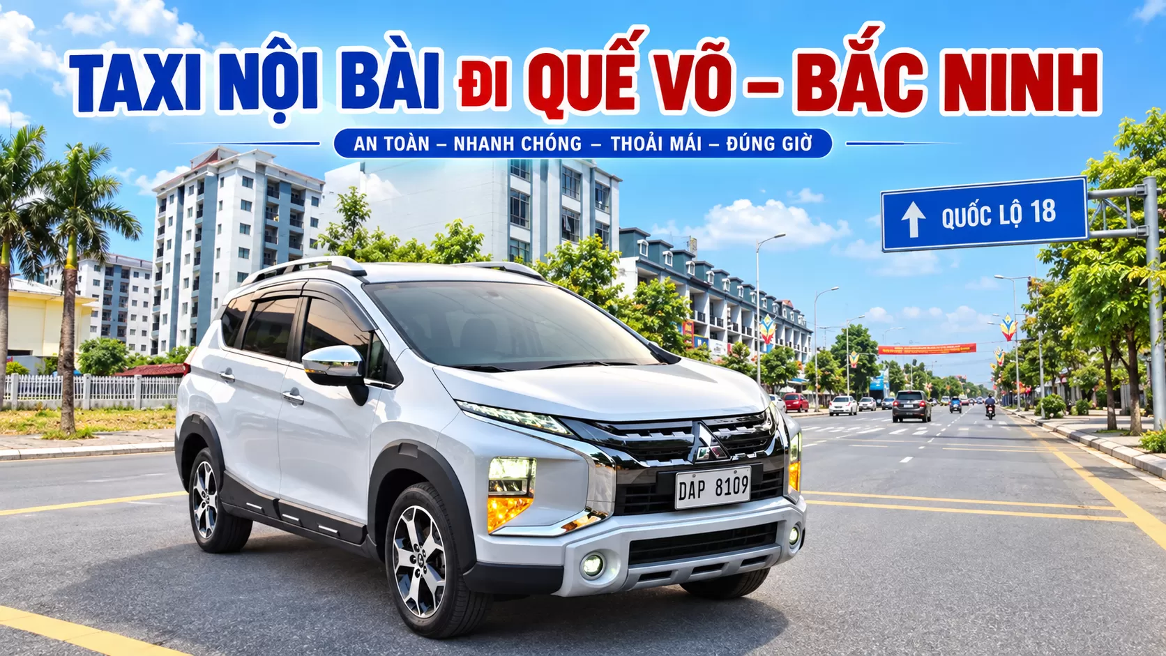 Taxi Nội Bài đi Quế Võ Bắc Ninh Giá Rẻ