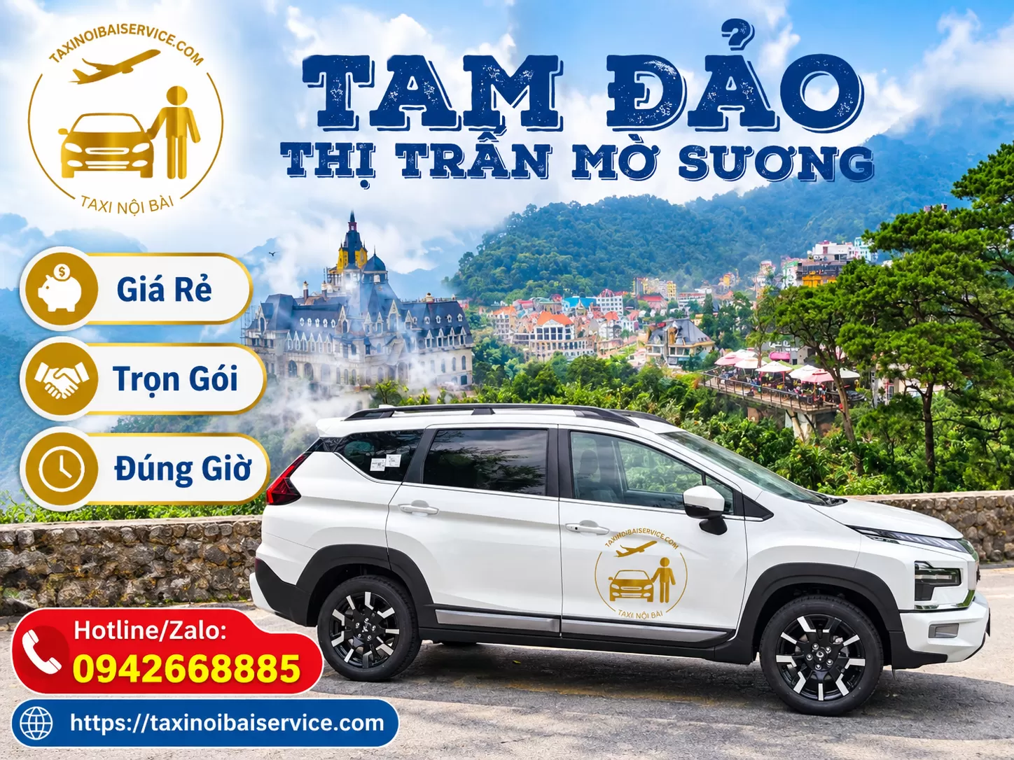Taxi Nội Bài đi Tam Đảo Giá rẻ Trọn Gói