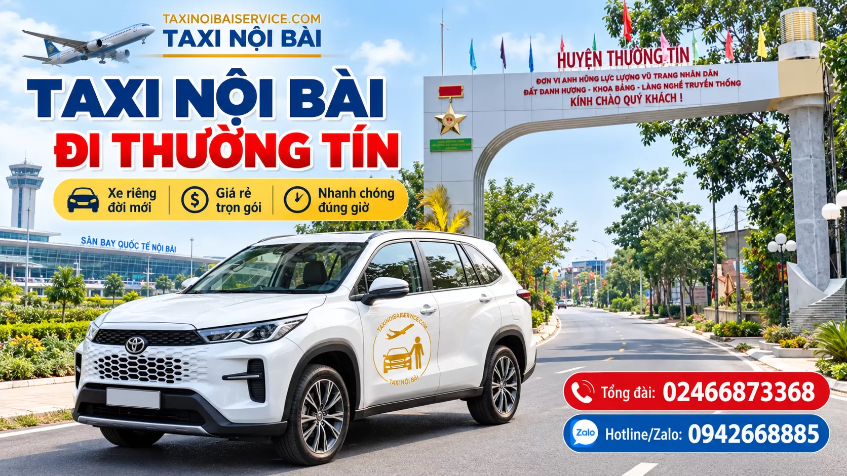 Hướng Dẫn Thuê Xe Taxi Nội Bài đi Thường tín