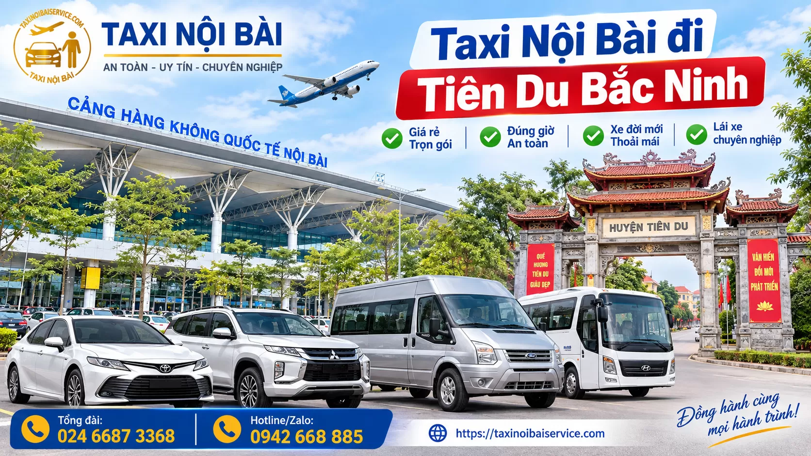 Taxi Nội Bài đi Tiên Du Bắc Ninh