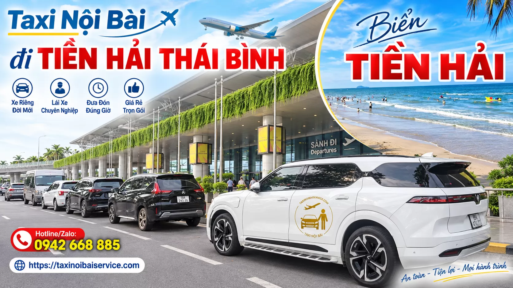 Taxi Nội Bài đi Tiền Hải Thái Bình Giá Rẻ