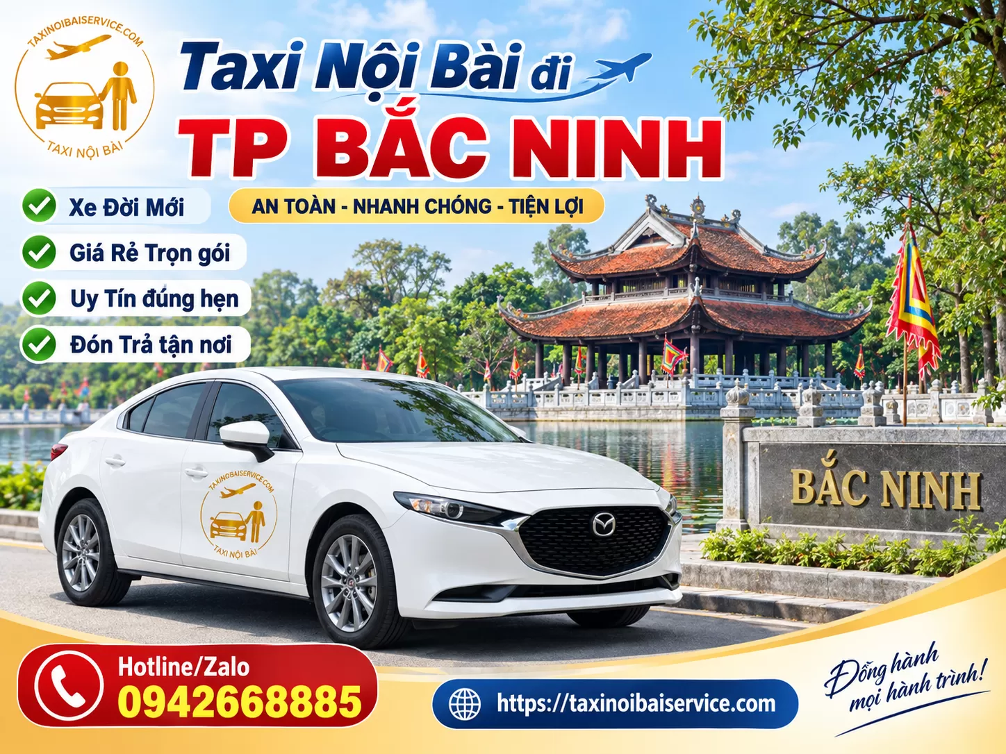 Hướng Dẫn Gọi Taxi Nội Bài đi Bắc Ninh giá rẻ, Trọn gói uy tín