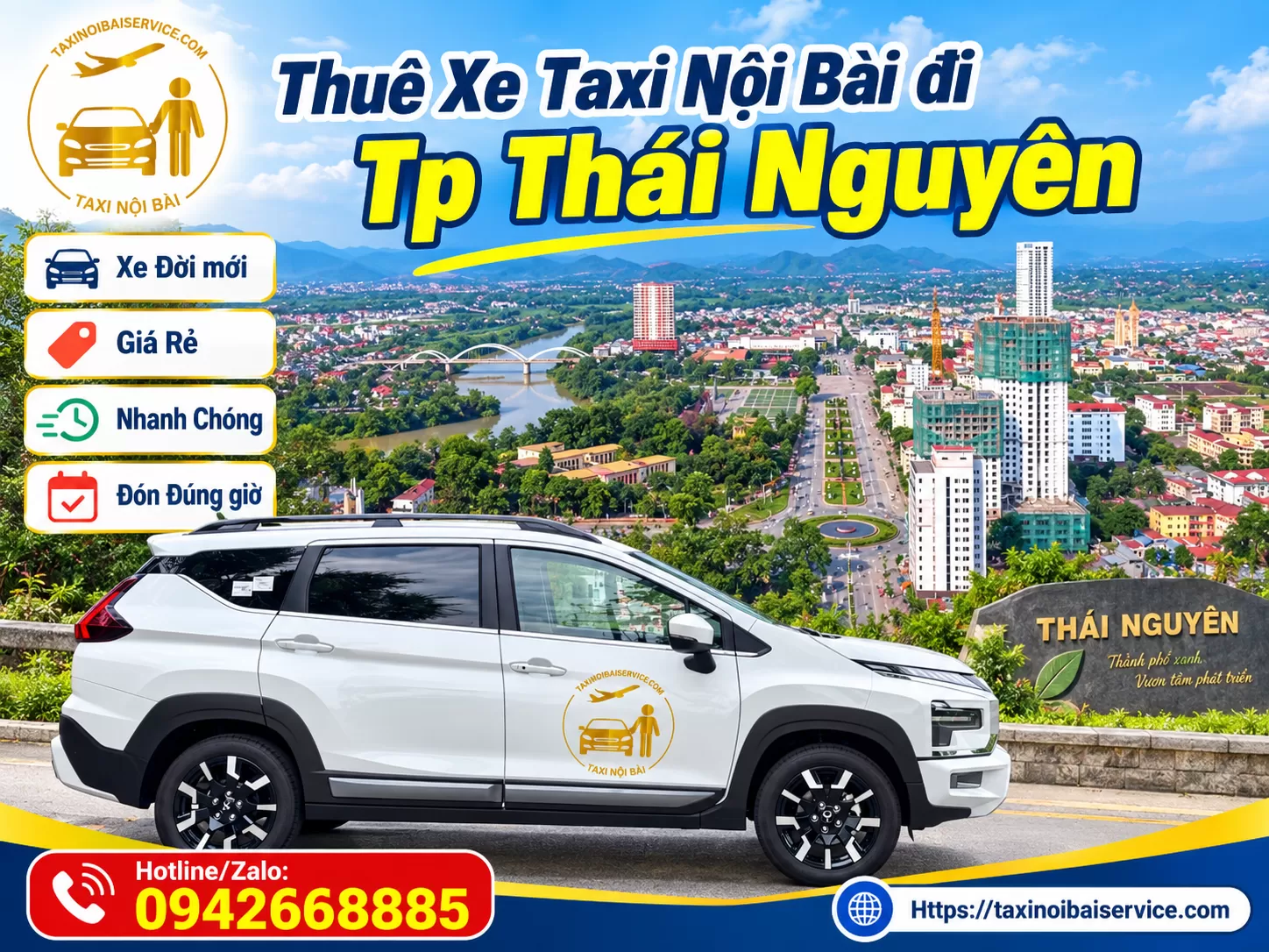 Dịch vụ Taxi Hà Nội đi Thái Nguyên Giá Rẻ