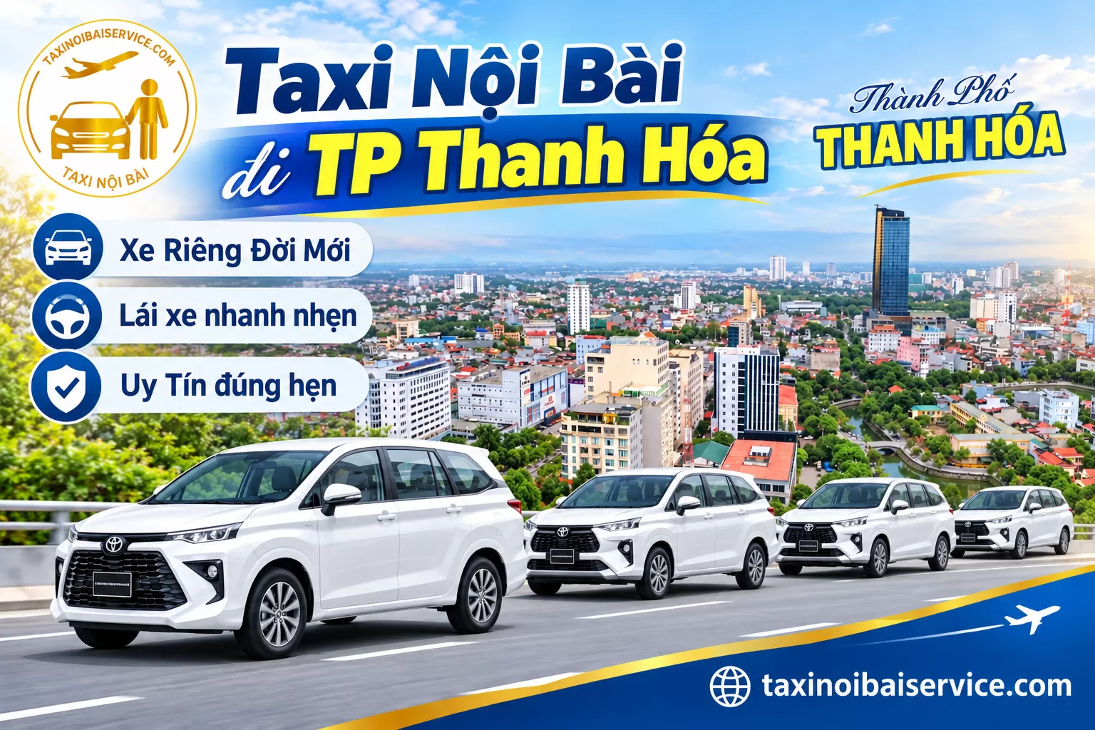 Taxi Nội Bài đi Thanh Hóa Giá Rẻ