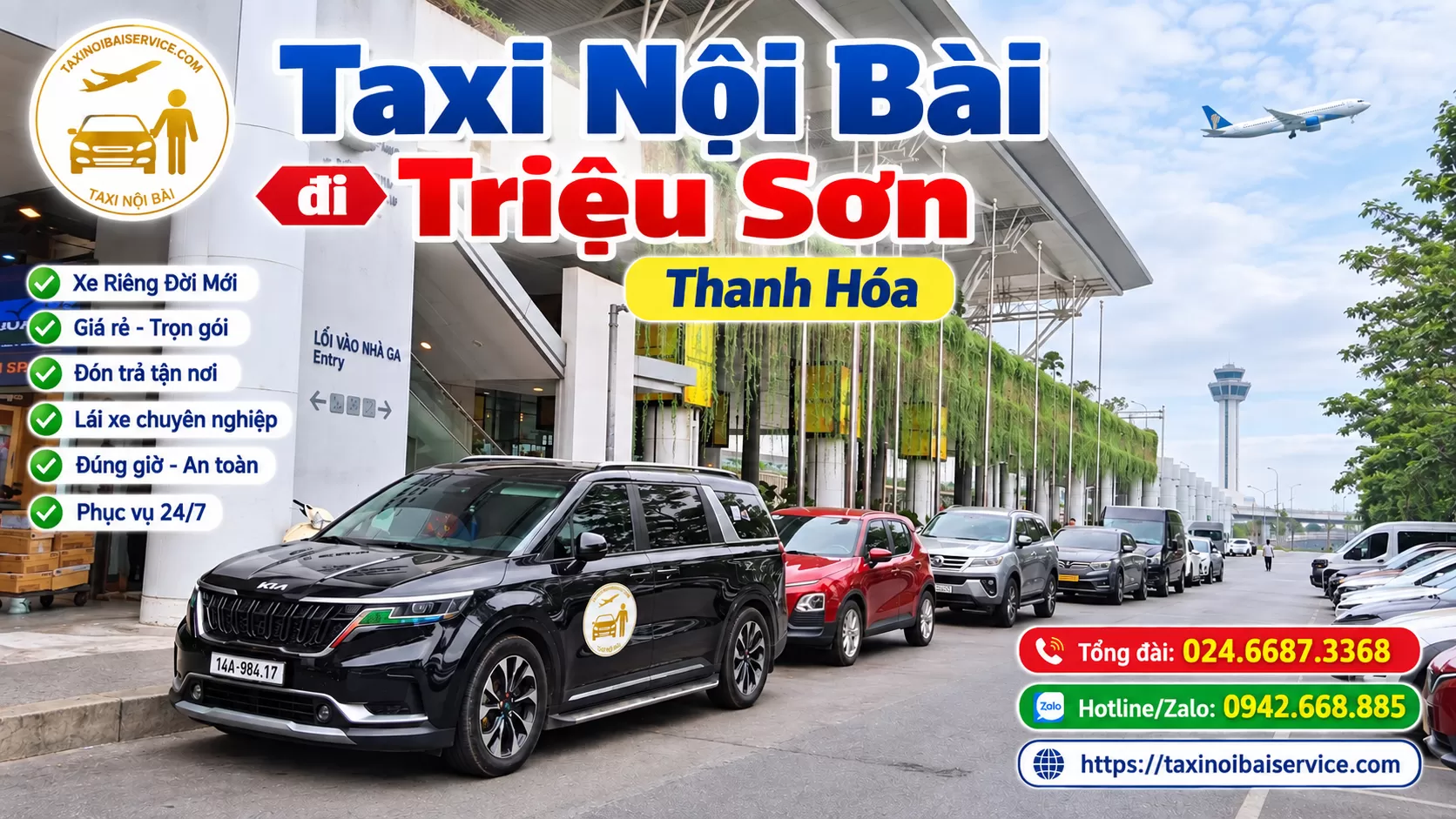 Taxi Nội Bài đi Triệu Sơn Giá Rẻ
