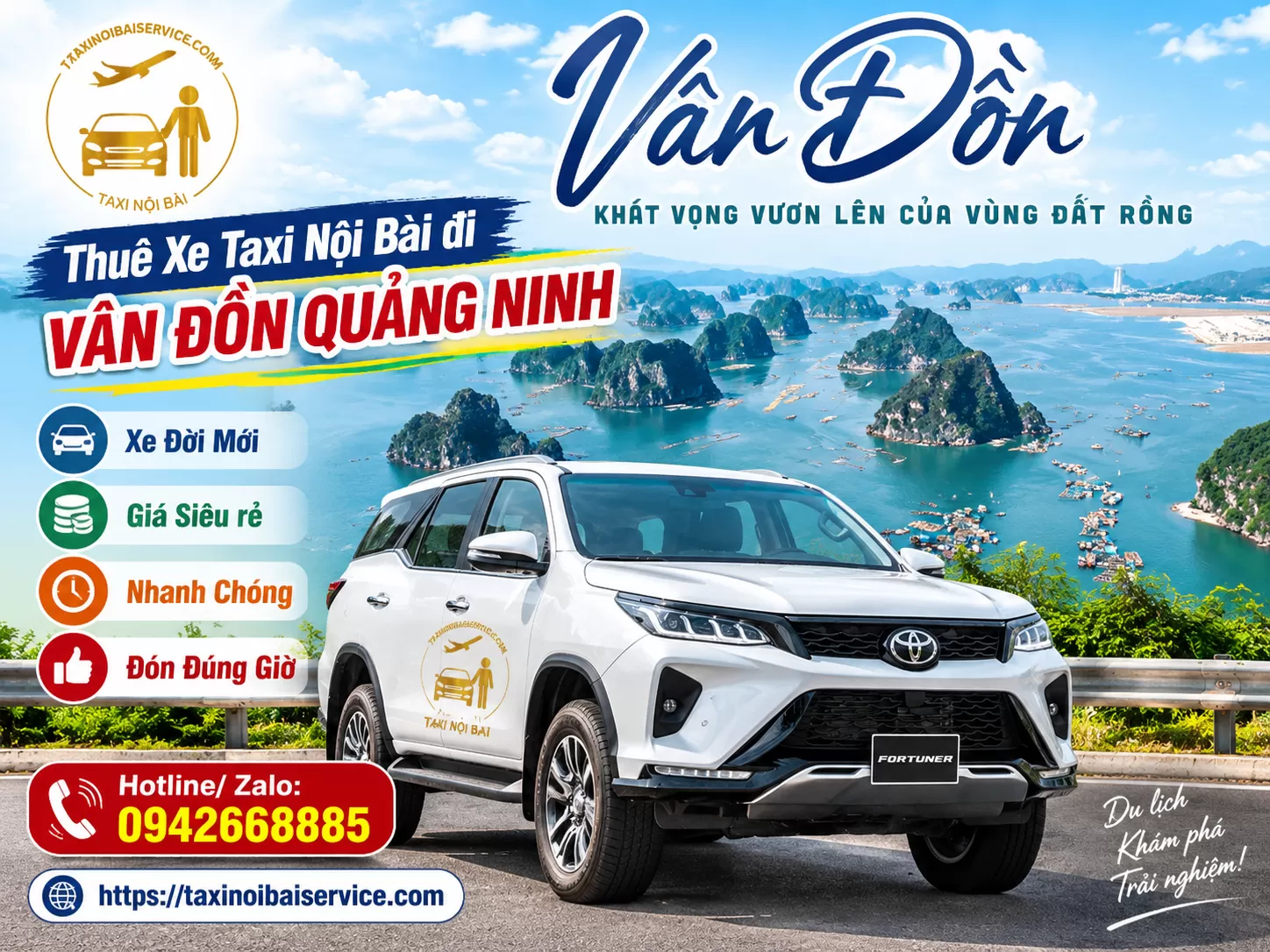 Taxi Nội Bài đi Vân Đồn Giá Rẻ