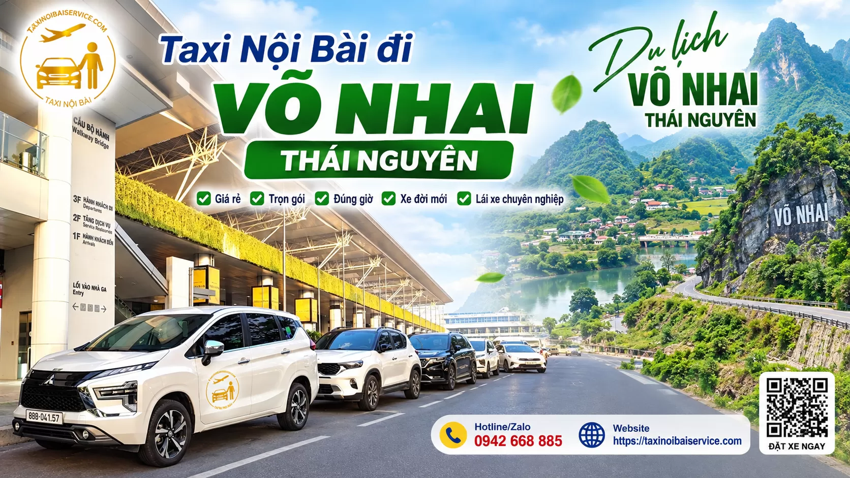 Taxi Nội Bài đi Võ Nhai Thái Nguyên