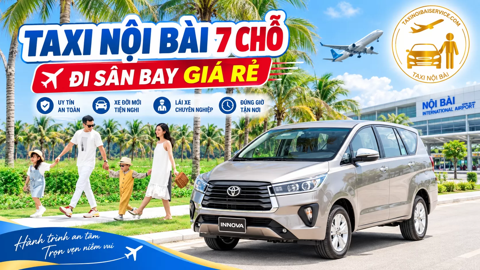 Taxi Nội Bài 7 chỗ Giá Rẻ