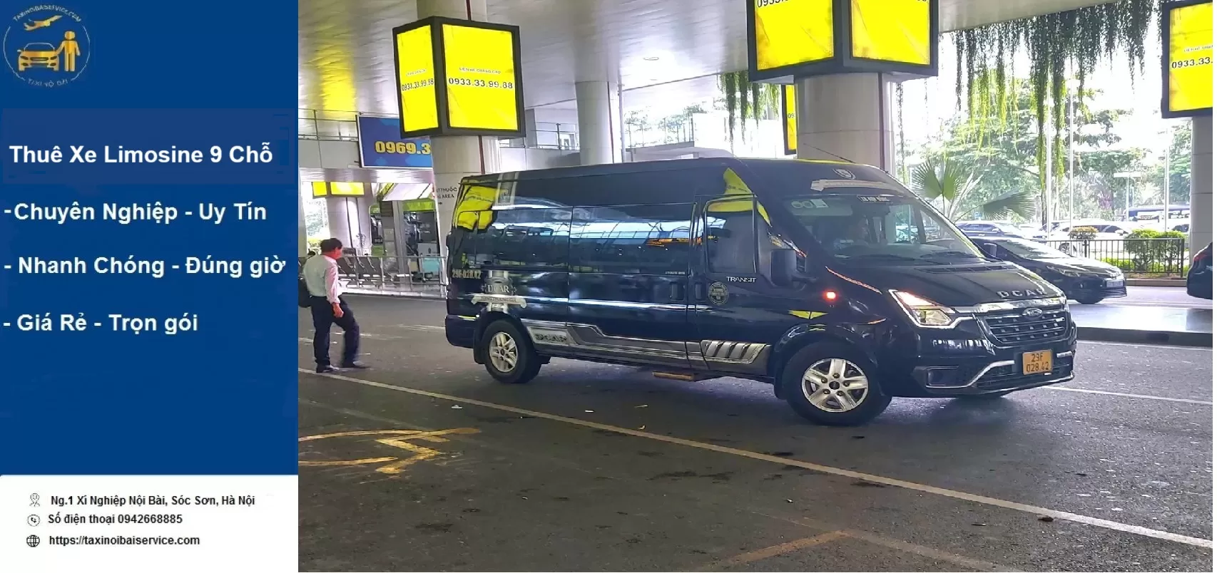 Cách đặt xe limousine ở sân bay chi tiết, nhanh chóng