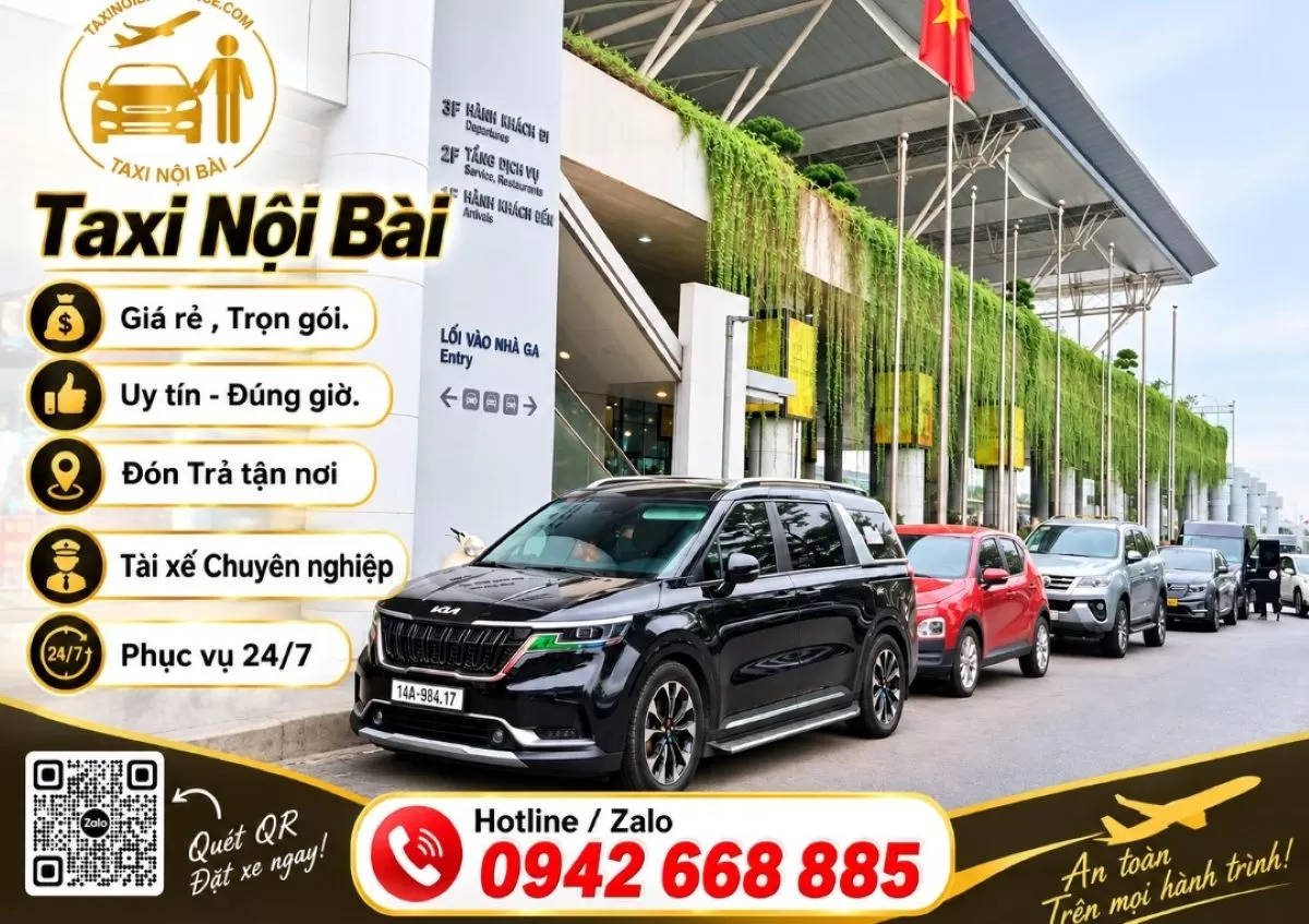 Dịch vụ Taxi Sân Bay Nội Bài [GIÁ RẺ - CHẤT LƯỢNG]