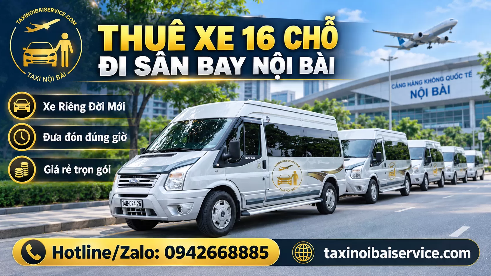 Taxi Hà Nội Nội Bài 16 Chỗ